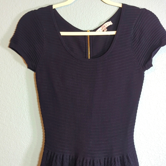 Sandro Paris Knit Textured Mini Dress - Picture 2 of 9